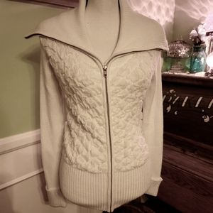 Beautiful luxurious women's zip up sweater